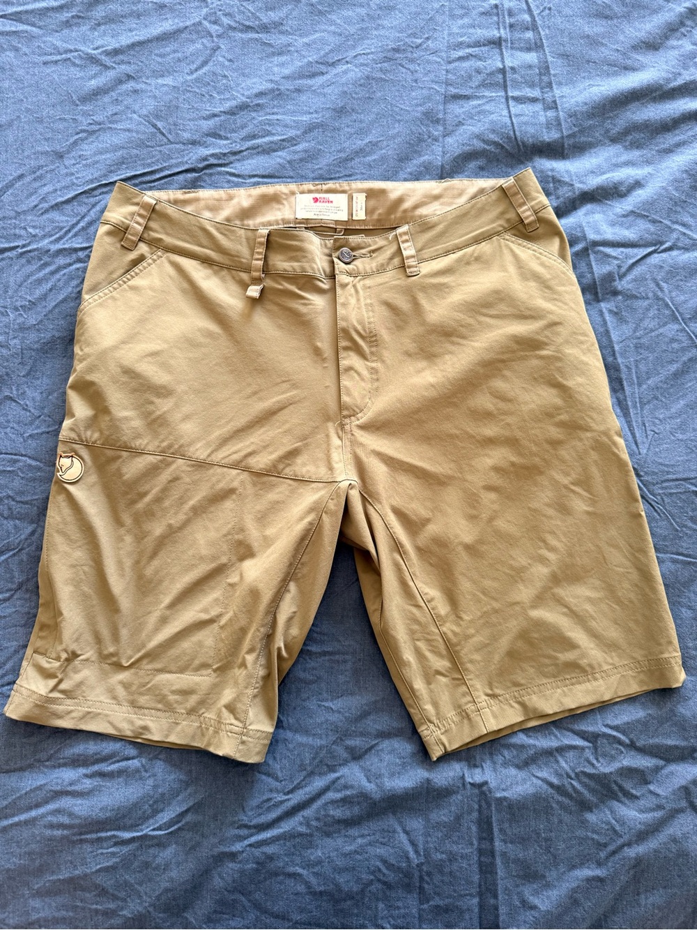 Fjallraven Men's Tan Hiking Hybrid Shorts